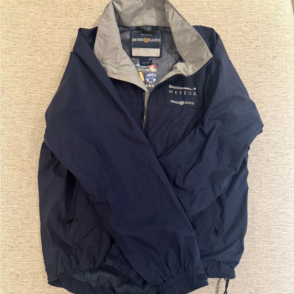 Henri Lloyd Meteor Windbreaker in Navy and Gray